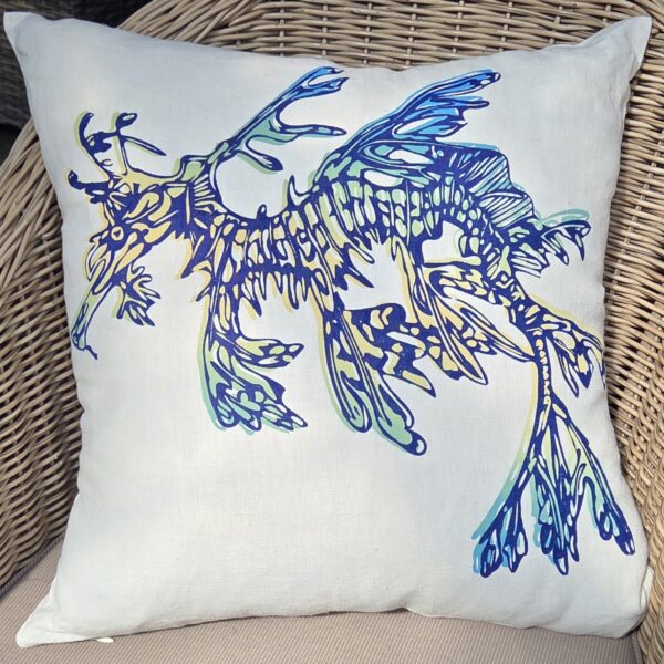 Leafy Sea Dragon in chair