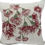 RW Blossoms Flax Linen Cushion Cover