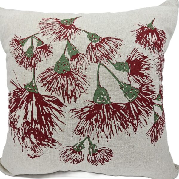 RW Blossoms Flax Linen Cushion Cover