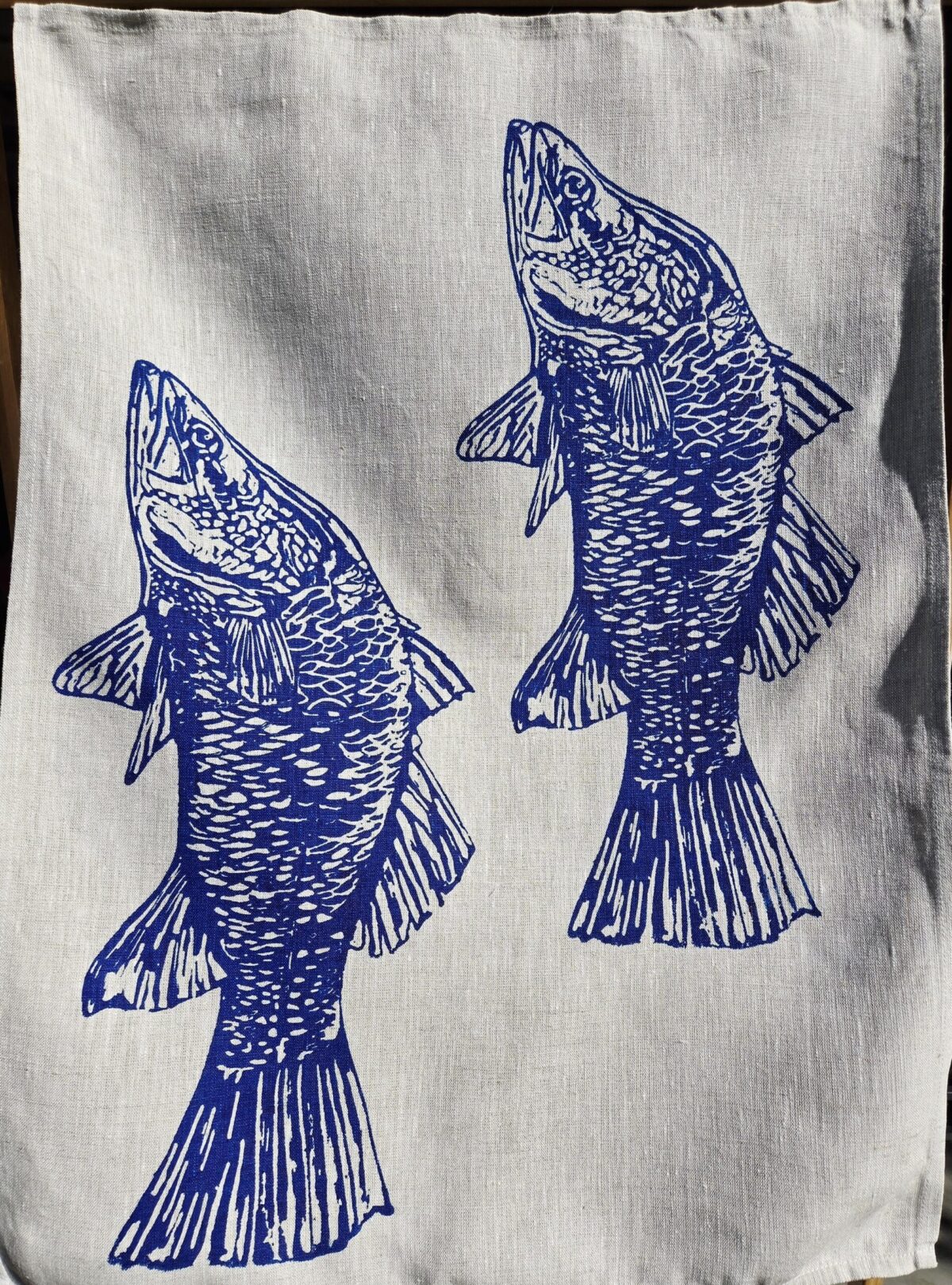 Barramundi Oatmeal Linen Tea Towel