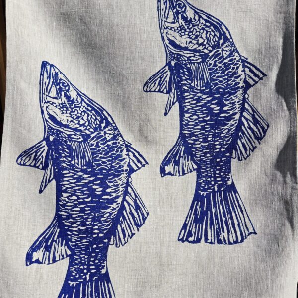Barramundi Oatmeal Linen Tea Towel