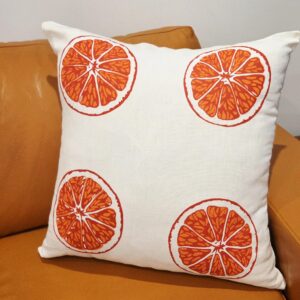 Oranges & Oranges Natural White Linen Cushion Cover
