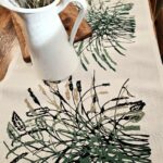 Tussock Natural White Linen Table Runner