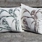 2 Finches Linen Cushion Covers